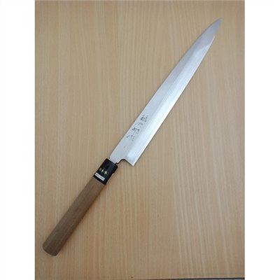 藤次郎F-1022 墨流柳刃 300mm